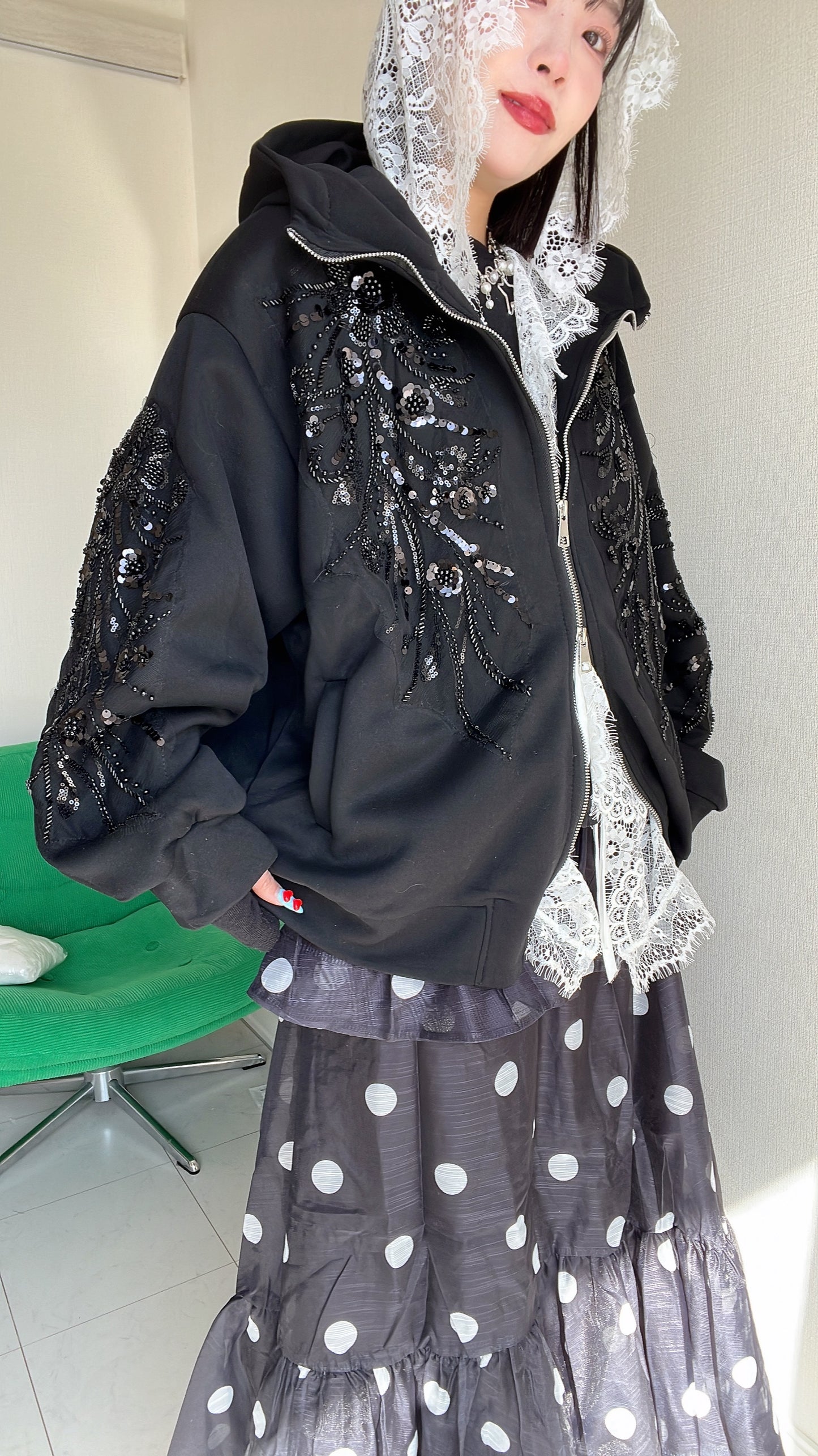 雫と真珠とレース