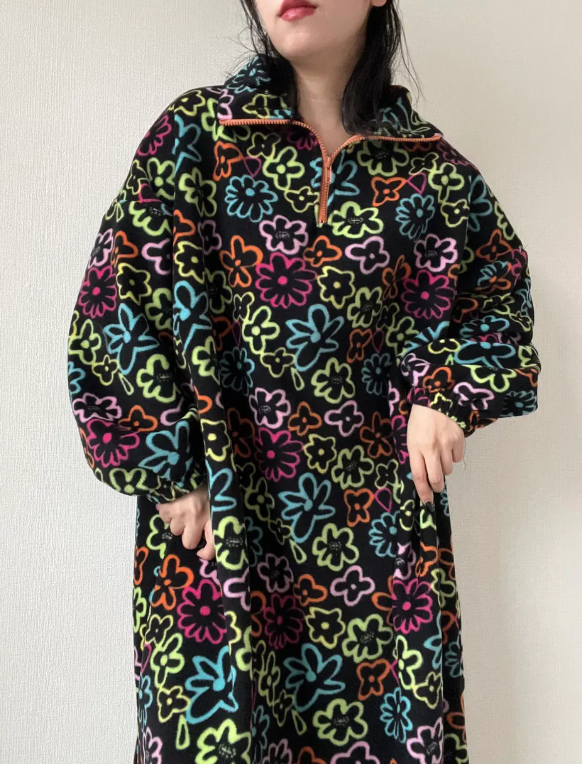 冬の夜に花畑