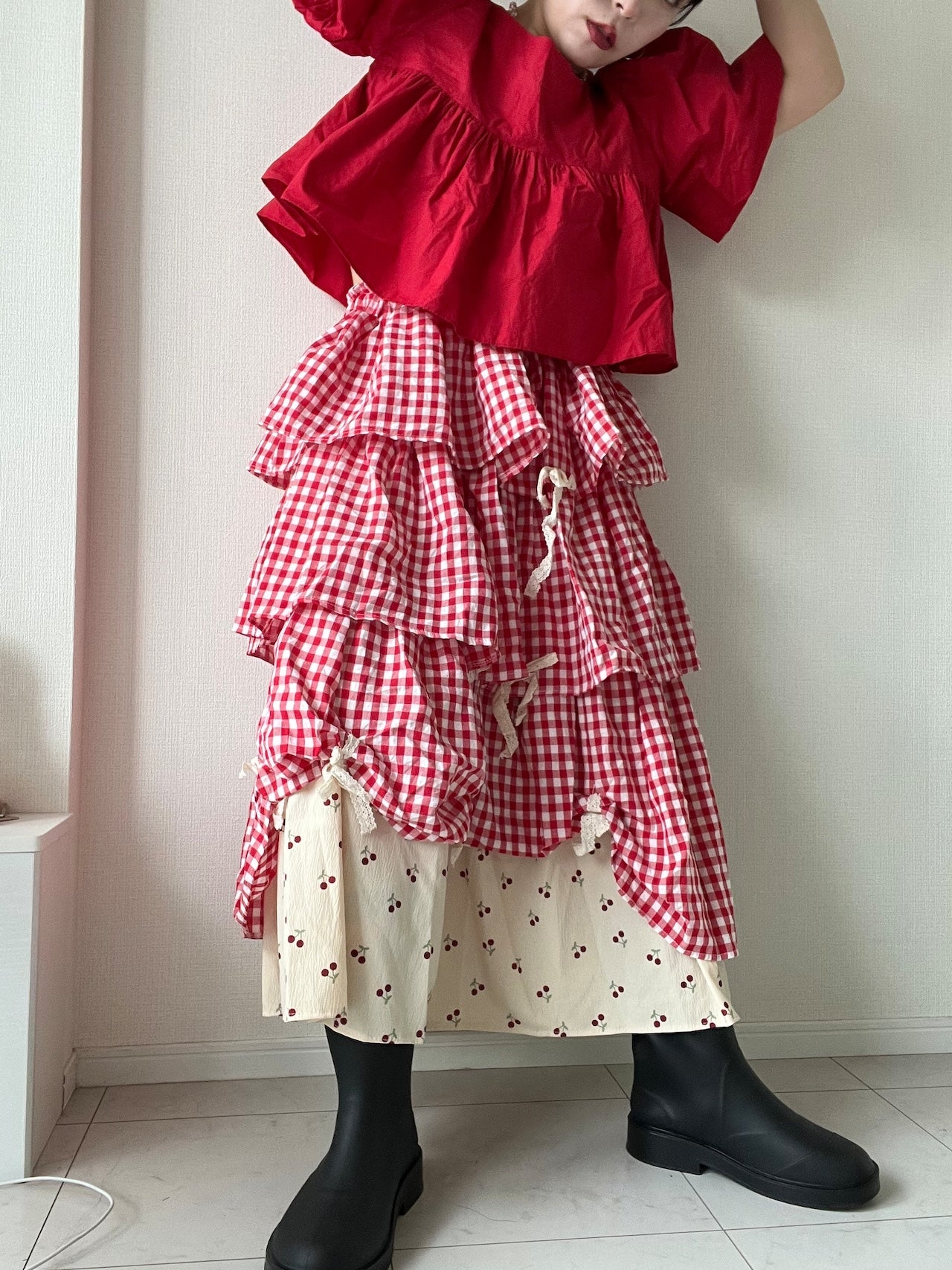 リボンとチェリーパイ